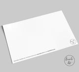 Rückseite von Postkarte von Annelis Art mit Spruch "Frohe Weihnachten"