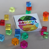 Funkelnde Lichtbauwürfel von Bauspiel
