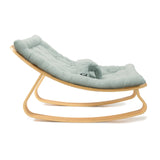 Seitenansicht von Babywippe Levo von Charlie Crane mit Bezug Organic Farrow