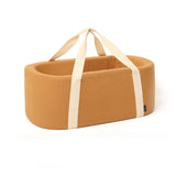 Moseskorb von Charlie Crane in Camel-Farbton mit Trägern