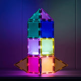 Rakete gebaut aus Connetix Light Star Set