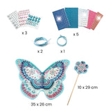 Inhalt von Do-It-Yourself Bastelset "Feenflügel & Zauberstab" von Djeco