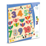 Holzpuzzle Zahlen 1 - 10 von Djeco_04