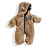 Puppen-Overall Winter aus warmem Plüsch  für Djeco Puppen der POMEA Kollektion