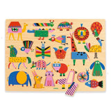 Riesenpuzzle GEO von Djeco mit 22 Tieren