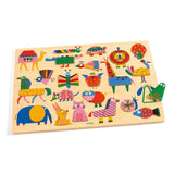 Riesenpuzzle GEO von Djeco mit 22 Tieren 