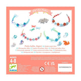 Schmuck basteln_Silberne Kugeln von Djeco_Rückseite