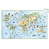 Wimmelpuzzle Tiere der Erde von Djeco_Plakat