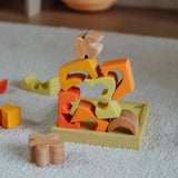 Konstruktion mit Bauspiel Gelb von Grimm's