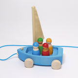 Großer Strandsegler von Grimm's mit 4 Regenbogenfreunden von schräg oben