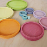Konzentrische Kreise und Ringe Pastell 20 Elemente von Grimms_04