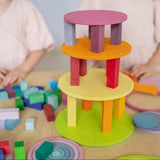 Konzentrische Kreise und Ringe Pastell 20 Elemente von Grimms_05