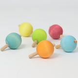 6 Pastell Kreisel von Grimm's