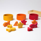 Sortierspiel Regenbogenschälchen von Grimm's