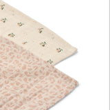 Mulltücher Lewis Leo / Peach Mix 2er Set von Liewood_02