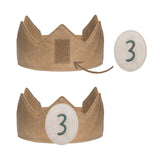 Little Who Klett-Patch Zahl 3 mit Krone