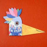 "Be Wild! Bird Mask & Stickers" Bastelset von Londji