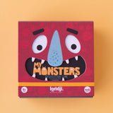 Verpackung Vorderseite Beobachtungs- und Reaktionsspiel "My Monsters" von Londji