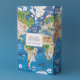 Entdeckerpuzzle Discover the World | 200 Teile