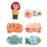 Vorder- und Rückseiten von Puzzle "I love my pets" von Londji