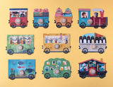 Londji Puzzle "My little train" mit 10 kleinen Puzzeln