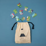Jute-Beutel von Londji Puzzle und Deektivspiel "The mysterious case of the birthday cake"
