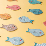 Detailansicht Fische von Londji Legespiel "The whale & the fish"
