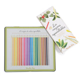 24 Aquarellfarbstifte von Moulin Roty in edel illustrierter Metallbox