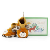 Babyschuhe Leopard Taigo von Moulin Roty mit süßer Schachtel