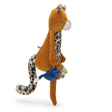 Aktivitätenspielzeug Leopard Taigo von Moulin Roty in Seitenansicht