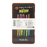 12 neonfarbene Buntstifte Schmouks von Moulin Roty_06