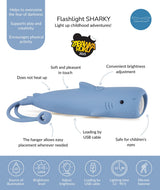 Eigenschaften von Hai-Taschenlampe von Rabbit & Friends