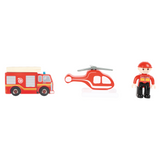 Feuerwehrrucksack mit umfangreichem Zubehör