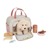 Hund mit Tasche und Pflege-Set rosa von small foot_01
