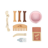 Hund mit Tasche und Pflege-Set rosa von small foot_06