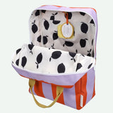 Großer Kinderrucksack Stripes | Campfire Orange & Dewy Lilac (8-12 Jahre) von Sticky Lemon_06