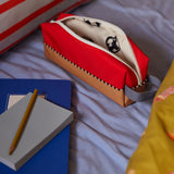 Federmäppchen Colourblocking Red hat & Jane beige von Sticky Lemon_04