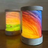Toverlux Laterne mit selbst gestaltetem bunten Lampenschirm aus DIY Lampenschirm-Papier
