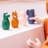 Badespielzeug Spritztiere von Trixie_Mrs.  Elephant & Mr. Crocodile_im Badezimmer02
