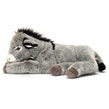 Kuscheltier Großer Esel liegend von TEDDY HERRMANN_50 cm_Seitliche Ansicht