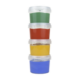 Bio-Fingerfarben von Neogrün_4er Set Aki_Fingerfarben Behälter