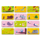 Puzzle Duo "Tiermama & Tierbaby" von Djeco 