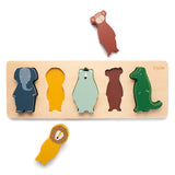 Holzpuzzle mit Tieren von Trixie