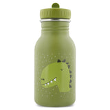 Edelstahl-Trinkflasche "Mr. Dino" für Kinder von Trixie_350 ml_Ansicht von vorne