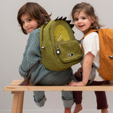 Kinderrucksack Mr. Dino aus Baumwolle von Trixie_Rucksack mit Kind_2