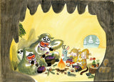 Bilderbuch "Yeti Pleki Plek" von Eva Susso und Benjamin Chaud_Bohem Press_Seitenansicht 1