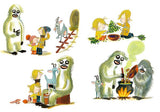 Bilderbuch "Yeti Pleki Plek" von Eva Susso und Benjamin Chaud_Bohem Press_Seitenansicht 3